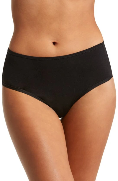 Shop Hanky Panky Playstretch High Rise Thong In Black
