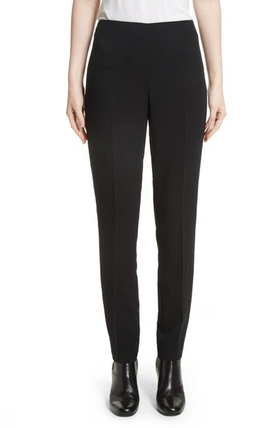 Shop Akris Melissa Wool Blend Pants In Black