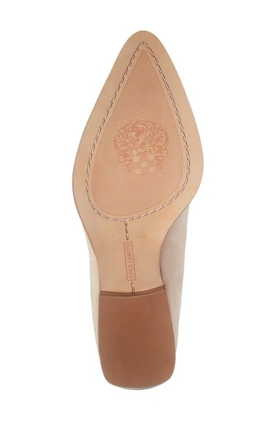 Shop Vince Camuto Becarda Pointed Toe Loafer In Tortilla