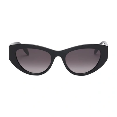 Shop Alexander Mcqueen Sunglasses In Black Black Grey