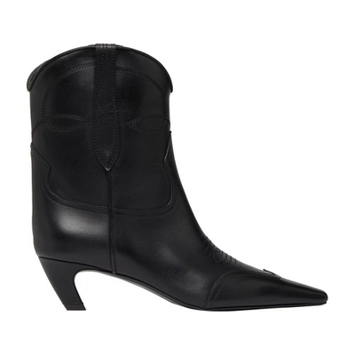 Shop Khaite Dallas Ankle Boots In Black