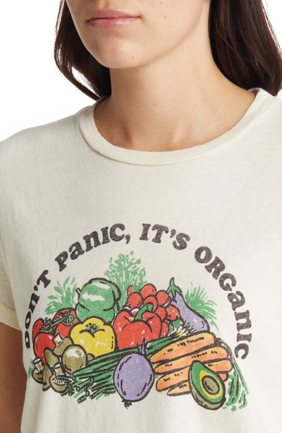 Shop Mother The Lil Goodie Goodie Cotton Graphic Tee In Dont Panic Its Organic