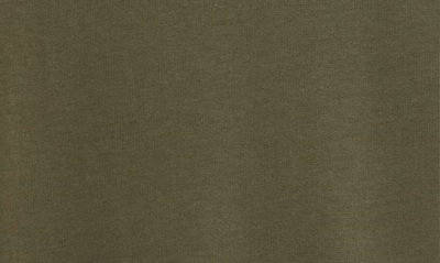 Shop Moncler Logo Cotton Blend Sweatshirt In Military Green