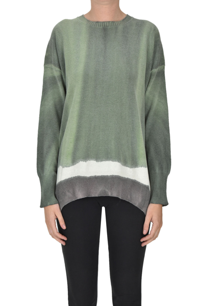 Anne Claire Tie Dye Pullover In Green | ModeSens