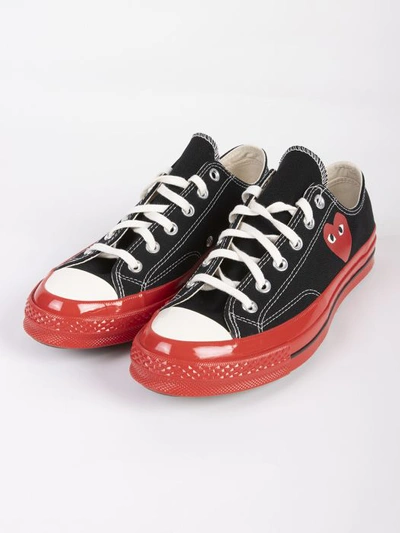 Comme Des Garçons Play X Converse Copia Del Converse Chuck 70 - Black  Low-top Sneakers - Red Sole | ModeSens