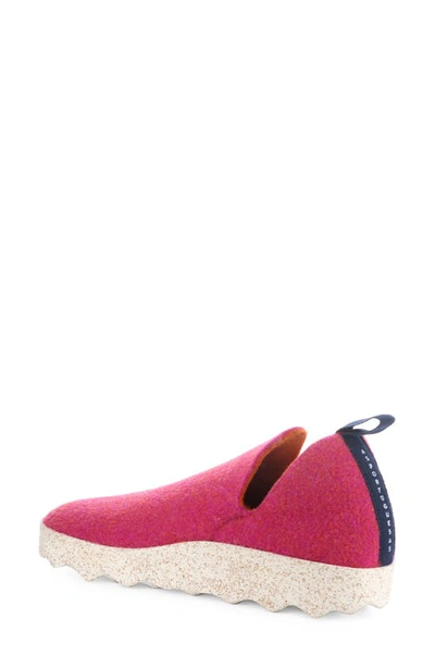Shop Asportuguesas By Fly London City Sneaker In 063 Fuchsia Tweed/ Felt