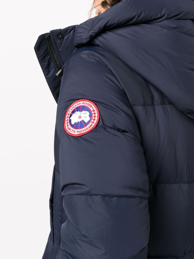 Shop Canada Goose Alliston Puffer Coat In Blue