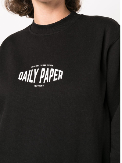 Shop Daily Paper Logo-print Sweatshirt In Black