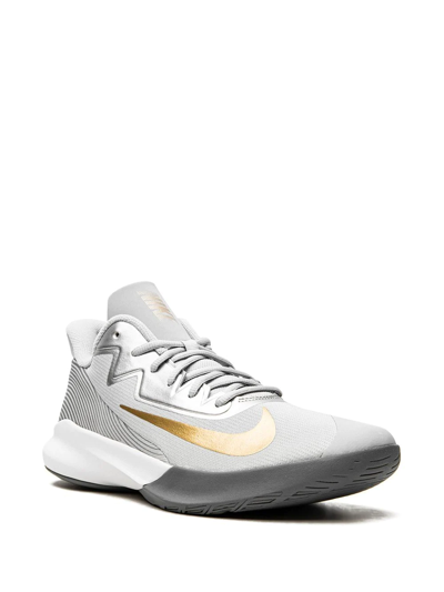 Shop Nike Precision 4 Low-top Sneakers In Grau