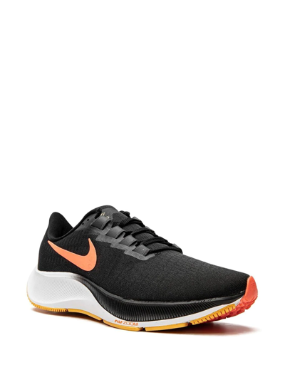 Nike Air Zoom Pegasus 37 Flyease Mesh And Rubber Running Sneakers In Schwarz
