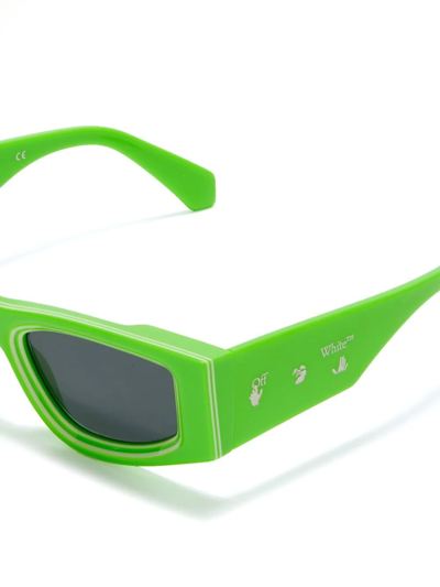 Off-white Andy Square-frame Sunglasses In Grau
