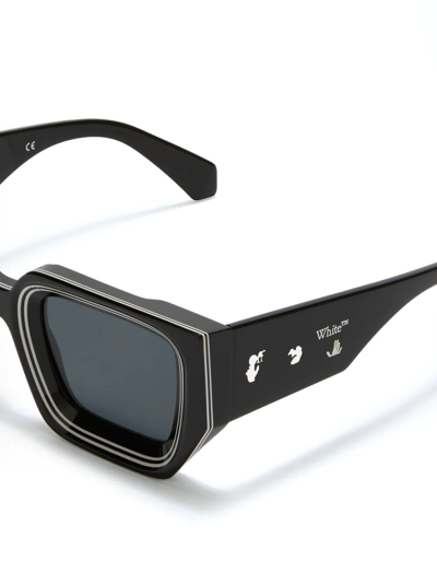 Shop Off-white Francisco Square-frame Sunglasses In Grau