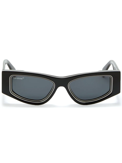 Shop Off-white Andy Square-frame Sunglasses In Grau