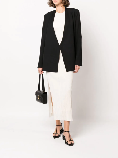 Shop Loulou Studio Sandyato Double-breasted Jacket In Black