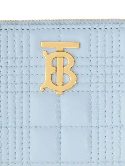 Shop Burberry Lola Zip-fastening Wallet In Blue