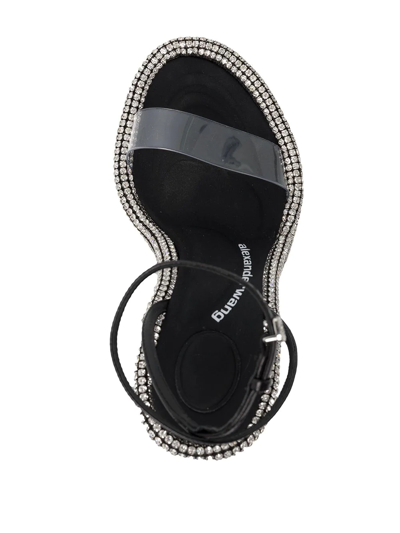 Shop Alexander Wang Nima 105mm Sandals In Black