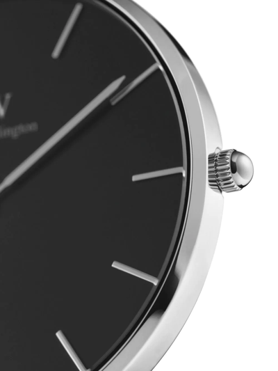 Daniel Wellington Petite Sterling 32mm In Schwarz