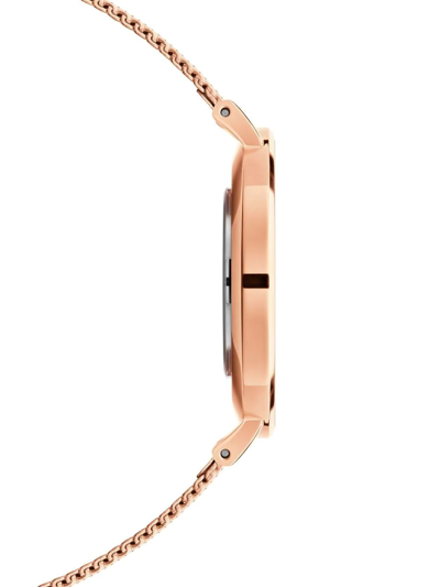 Daniel Wellington Women's Petite Melrose Rose Gold-tone Stainless Steel Watch 32mm In Weiss