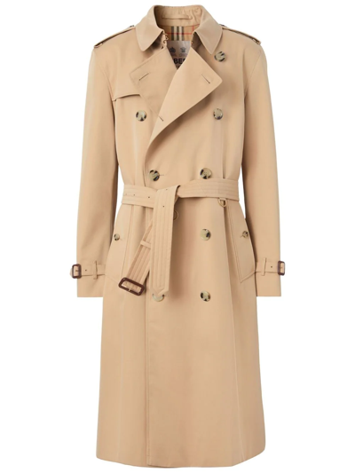 Shop Burberry The Long Kensington Heritage Trench Coat In Neutrals