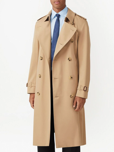 Shop Burberry The Long Kensington Heritage Trench Coat In Neutrals