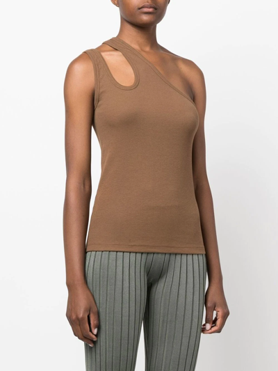 Shop Remain Cut-out Vest Top In Brown