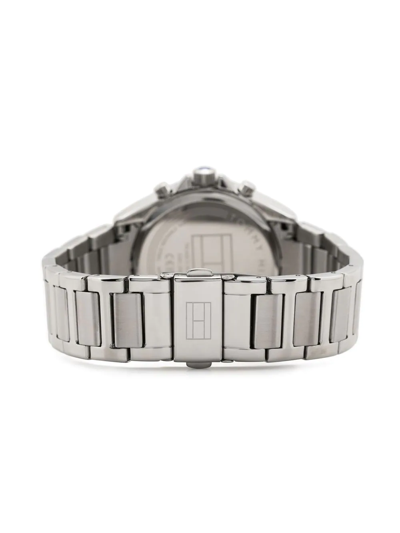 Shop Tommy Hilfiger Round Mesh-strap Watch In Silber