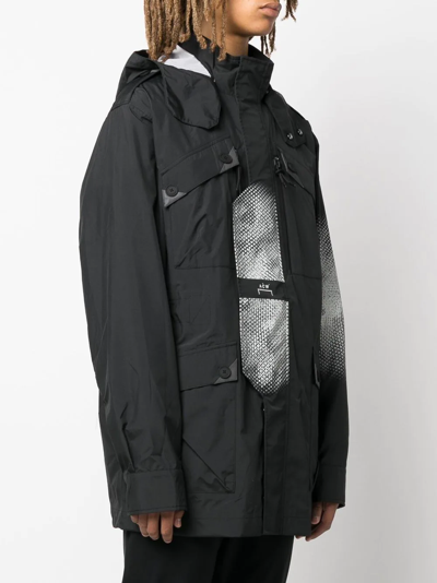 Shop A-cold-wall* M-65 Model 6 Hooded Jacket In Schwarz