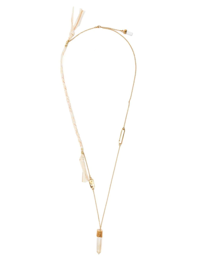 Shop Nick Fouquet Gem Pendant Necklace In Gold