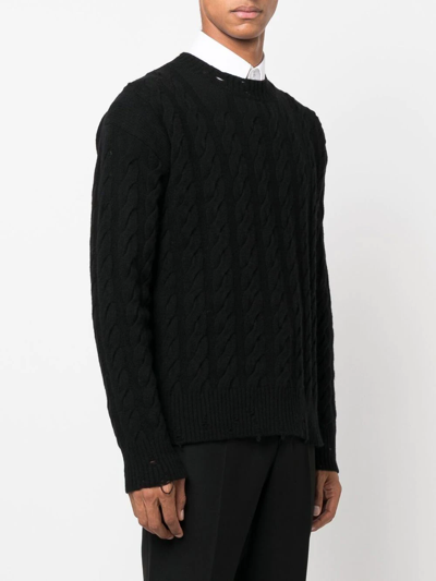 Laneus Knitwear Man In Schwarz