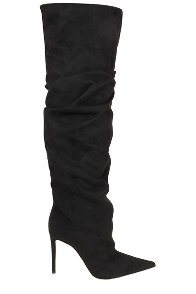 Shop Giuseppe Zanotti Pointed Toe Boots In Black