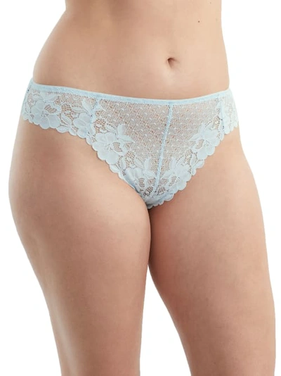 Shop Bare The Essential Lace Thong In Breezy