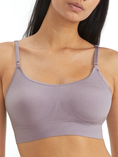 Shop Warner's Easy Does It Wire-free Convertible Bra In Lavender Aura