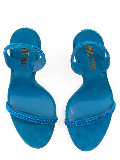 Shop Paris Texas Sandal Holly In Azzurro