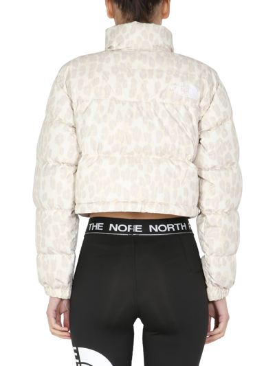 Shop The North Face Spotted Print Jacket In Beige