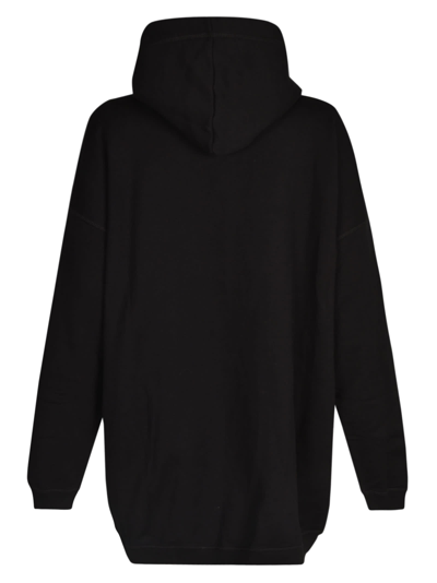 Shop Dsquared2 Icon Maxi Hoodie In Black/white