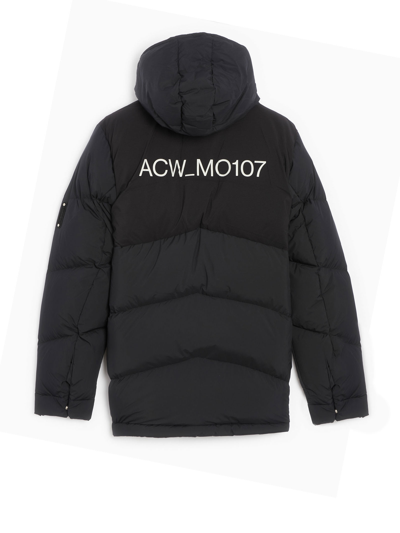Shop A-cold-wall* Down Jacket Logo In Black