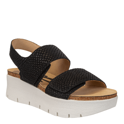 Shop Otbt Montane Platform Sandals In Black