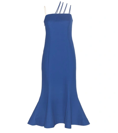 Vika Gazinskaya 3/4 Length Dress In Blue