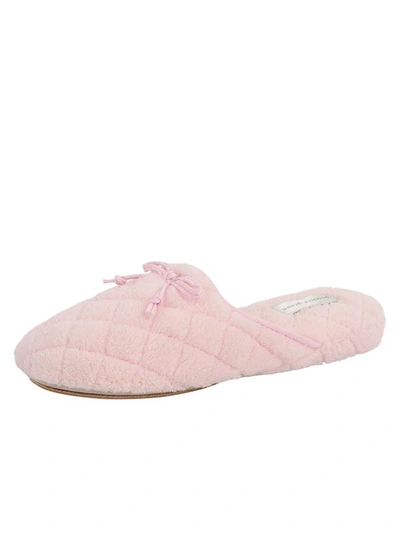 Shop Patricia Green Chloe Microterry Slipper In Pink
