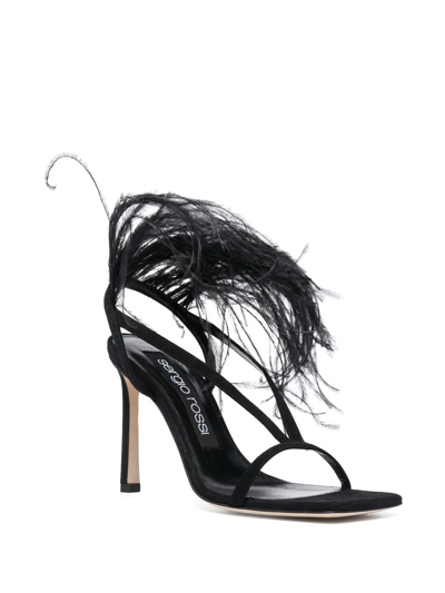 Shop Sergio Rossi Sofia 105mm Stiletto Sandals In Black