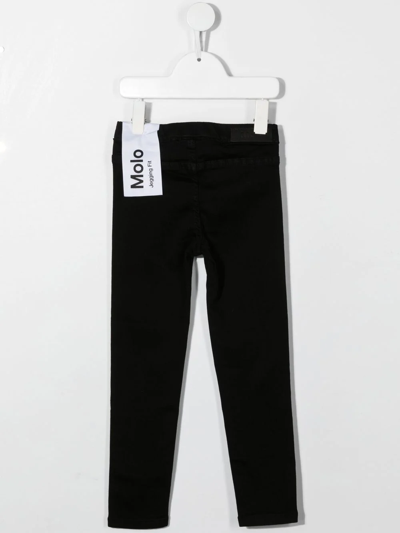 Molo Casual Slim-fit Trousers In Black