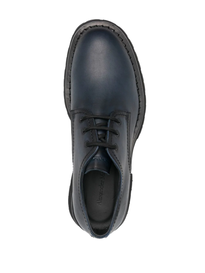 Shop Alexander Mcqueen Chunky-sole Derby Shoes In Black