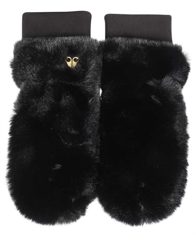 Shop Moose Knuckles Gloves In Black