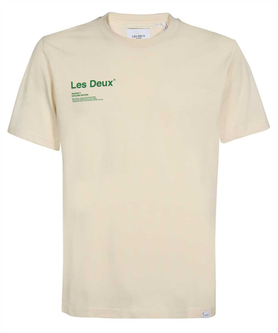 Shop Les Deux Brody T-shirt In Beige