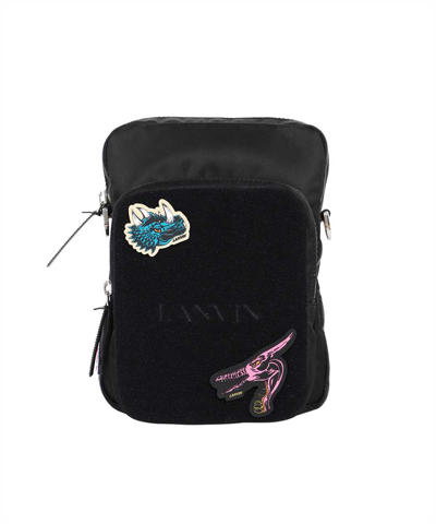 Shop Lanvin Skate Crossbody Bag In Black