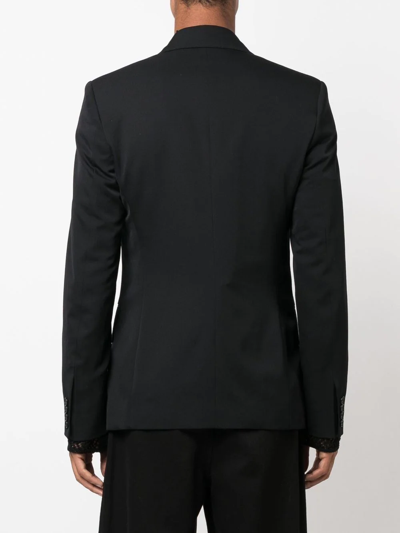 Walter Van Beirendonck Single-breasted Tailored Blazer In Schwarz