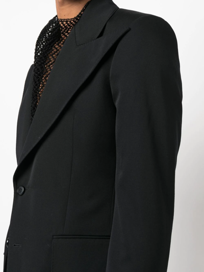 Walter Van Beirendonck Single-breasted Tailored Blazer In Schwarz