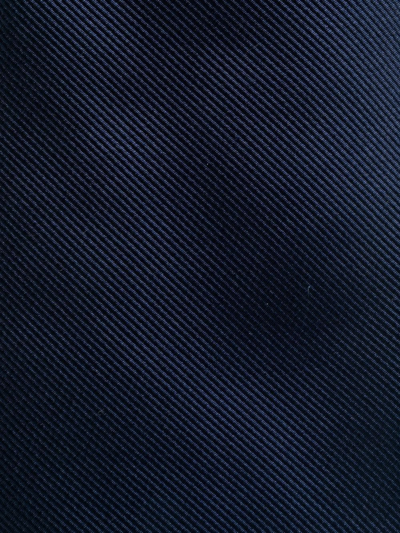 Brunello Cucinelli Satin-finish Pointed-tip Tie In Blau