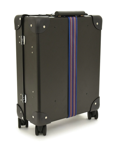 Shop Globe-trotter 007 Four-wheel Suitcase In Schwarz
