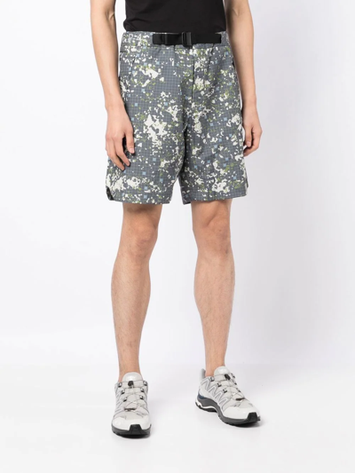 A-cold-wall* Gray Nephin Storm Shorts In Mehrfarbig
